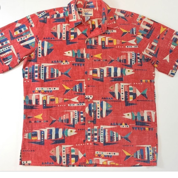Alfred Shaheen Reyn Spooner Fish Shirt 